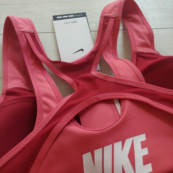 NIKE NEW Dri-FIT Shape Front Zip Sports Bra - Picture 5 of 11